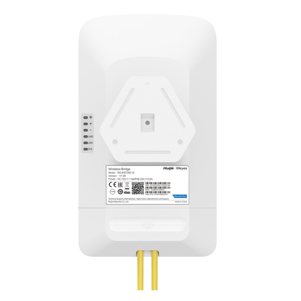 POINT D'ACCES EXTERIEUR  RUIJIE POINT TO POINT 5GHZ 10 DBI EST350