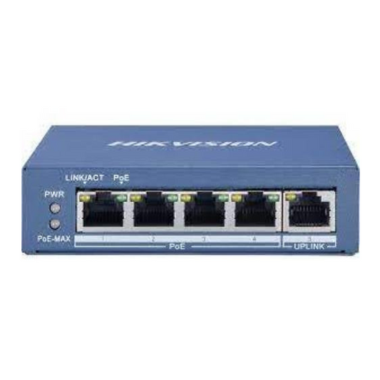 SWITCH POE 5 PORT NON GERE HIKVISION