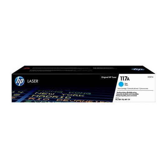 TONER HP 117A CYAN ORIGINAL LASER TONER CARTRIDGE 700 PAGES