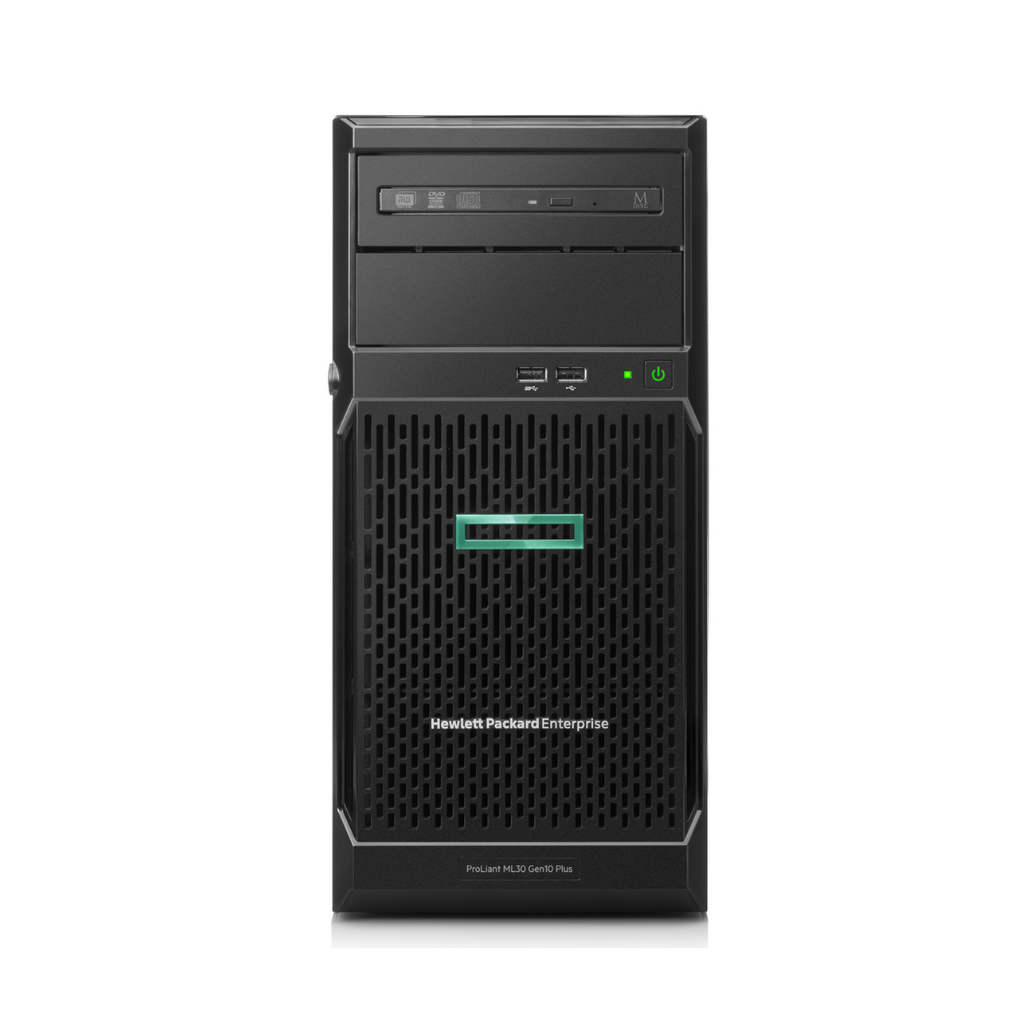 HPE ML30G10+ 4LFF-NHP E-2314 16G VROC-SATA-SW-RAID 1Gb 2p-1GbE 350W