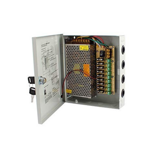 BOITE ALIMENTATION 18CH 12V 30A