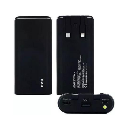 Pzx Powerbank 20 000 mAh V20 USB Micro Type-c lightning - Noir