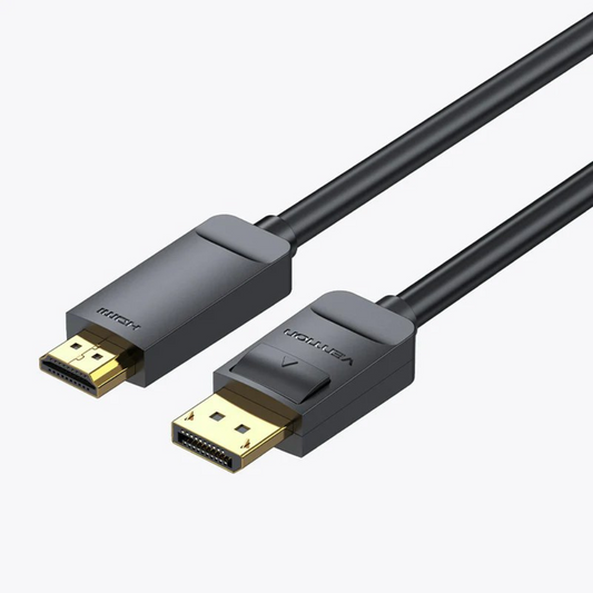 CABLE DISPLAYPORT MALE TO HDMI MALE 4K 1.5M VENTION