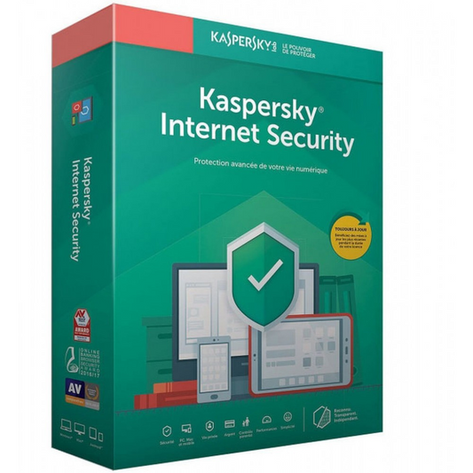 ANTIVIRUS KASPERSKY INTERNET SECURITY 2021 1 POSTE / 1 AN MULTI-DEVICES